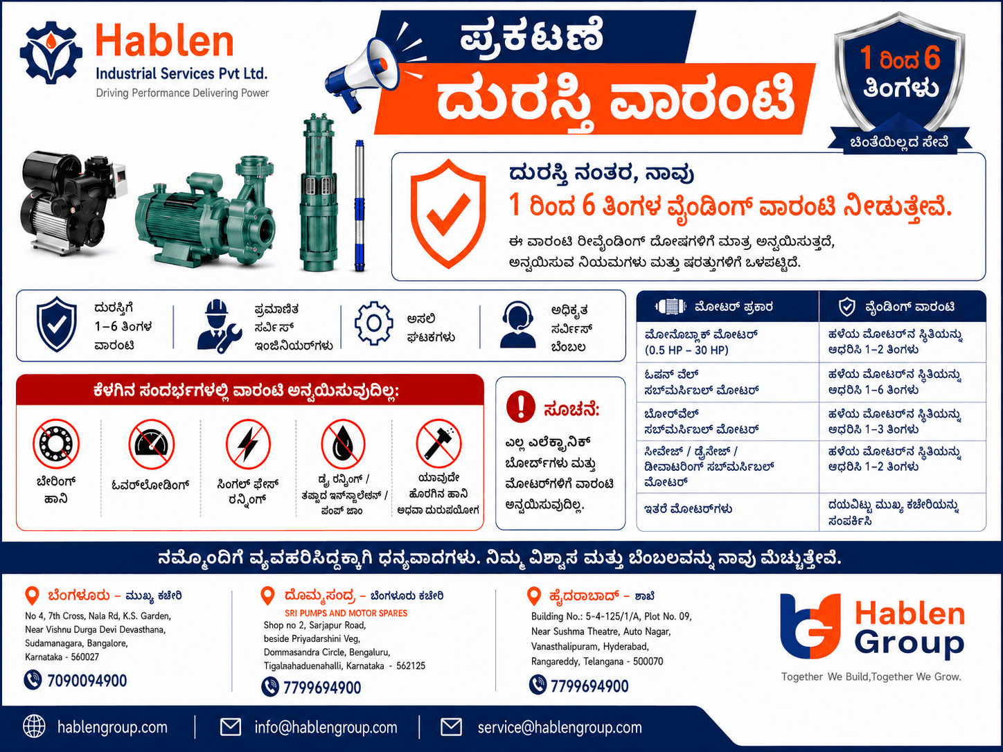Warranty Kannada